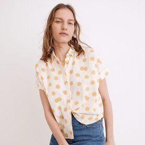 Madewell Hilltop Shirt in Daisy Groove